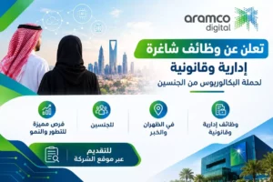 وظائف شركة أرامكو الرقمية لحملة البكالوريوس في الظهران والخبر 2026